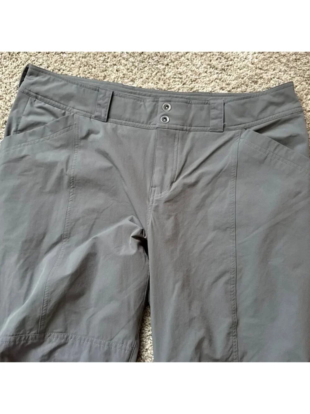 REI Co-op Hybrid Pants Women's Size 16 Screeline Gray- Petite Ret $80